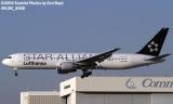 Lufthansa B767-3Z9 D-ABUV landing at Miami International Airport airline aviation stock photo