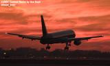 U S Airways B757 sunset aviation stock photo #8491