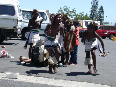 Entertainment at a Street Market