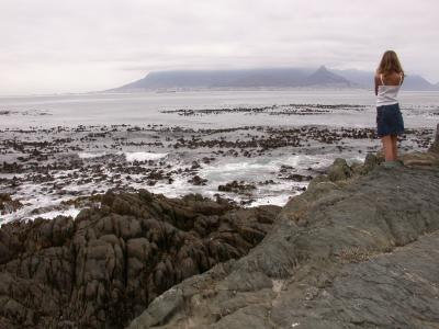 View from Robben Island, With Cape Town in the Distance