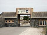 Gate to Robben Island (notorious prison during the apartheid era)