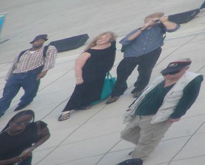 Cloudgate self portrait