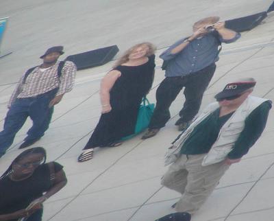 Cloudgate self portrait