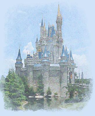 Disney Castle Sketch 2