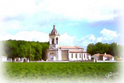 Church in Margoux, Bordeaux