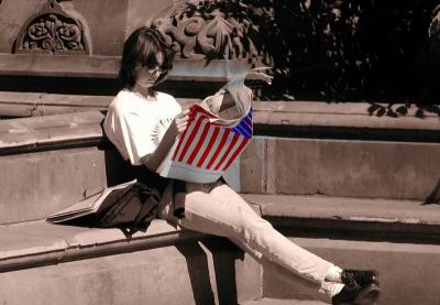 Reading the times in Central Park