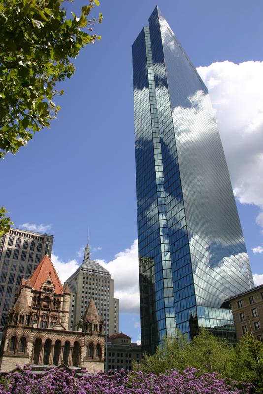 Hancock Tower on a Summer Day