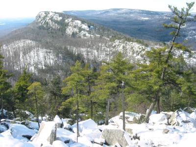 Distant cliffs (skied there too) // Mohonk