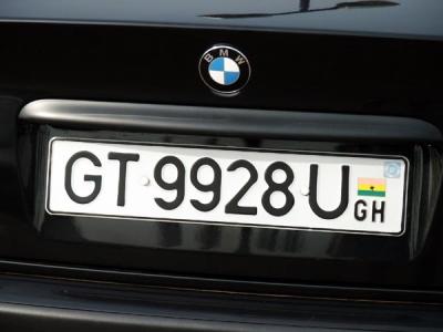 Ghana License Plate