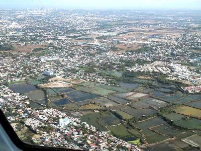 Rice paddies south of Manila, Philippines