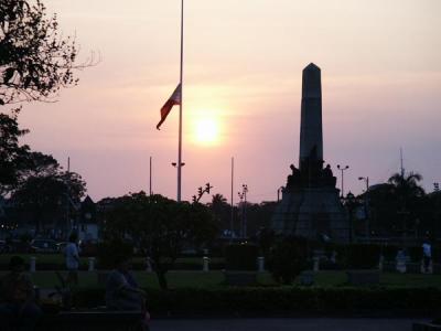 Rizal Monument at Sunset, Rizal Park, Manila