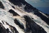 Glaciers on Mount Rainier