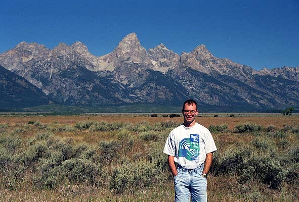 Roy at the Tetons