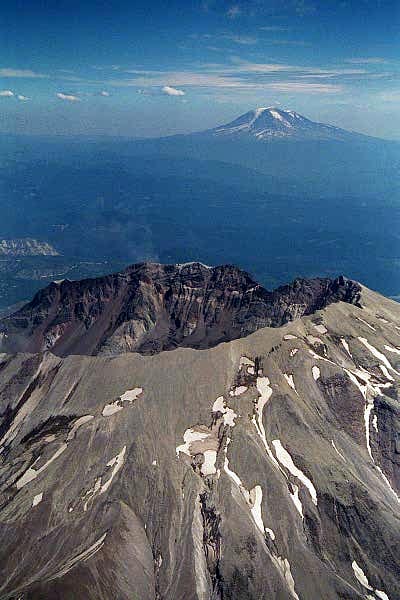 Mount St. Helens and Mount Adams, Washington