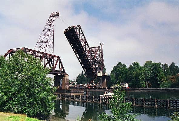 Bridge over the canal, Seattle