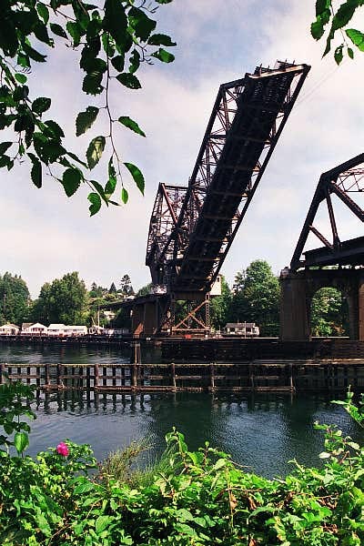 Bridge over the canal, Seattle