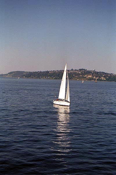 Sailboat on Puget Sound