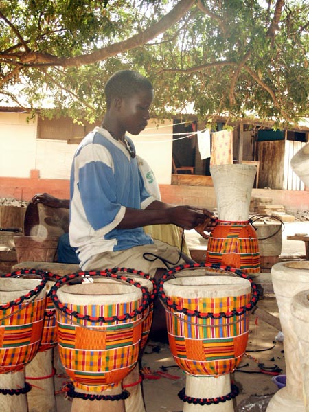 Drum making, Centre for National Culture
