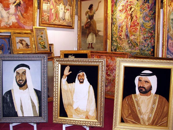 The leaders of the UAE in silk