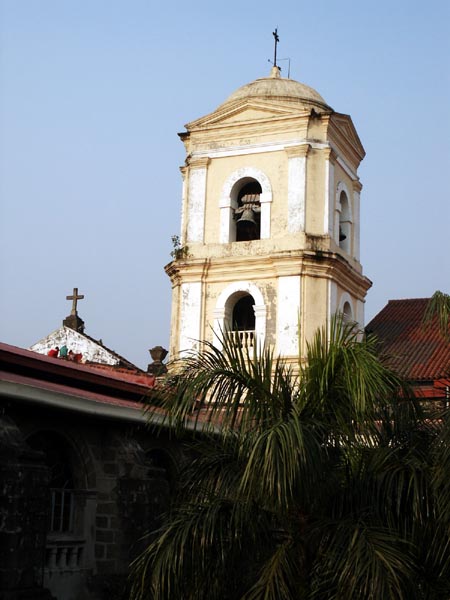 The remaining tower of the Church of St. Augustine