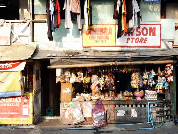 Small shops on Cabildo Street, Intramuros