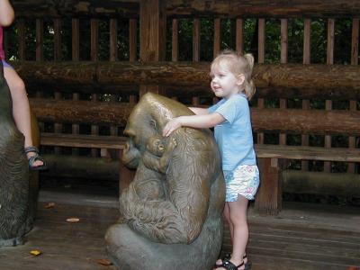 at the zoo