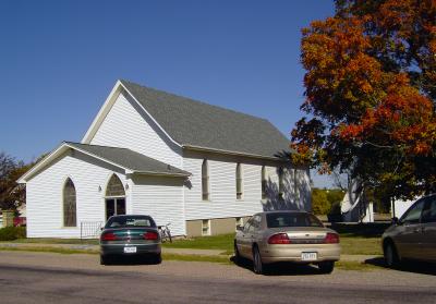 Riverside Presbyterian Church at Linn Grove, Iowa -- where Bob served for several years as Pulpit Supply and Moderator