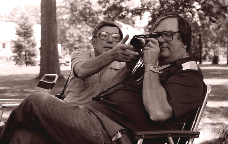 Don and Bob in Mason City Get-together - Photo by Paul Grupp