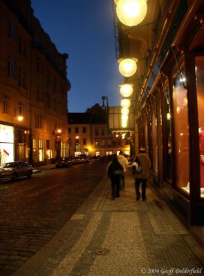 street scene - night