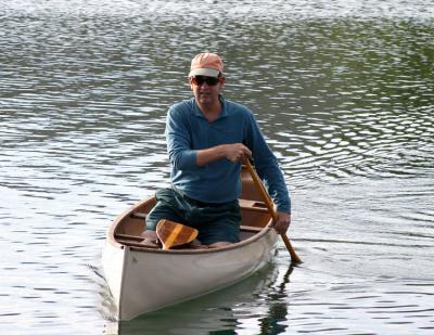 bruce in canoe