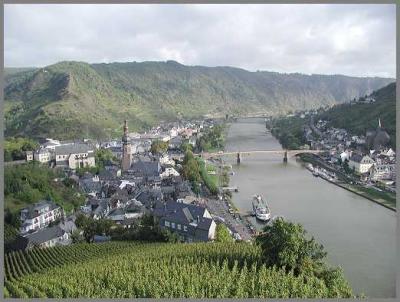 View from the castle at Cochem, Overlooking the Mosel River