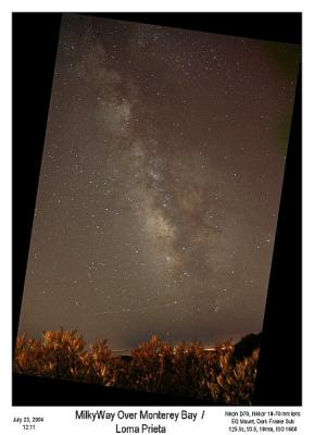 MilkyWay with Dark Frame Subtraction applied