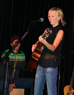 Anya Marina and Brad Davis