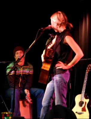 Anya Marina and Brad Davis