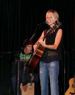 Anya Marina and Brad Davis