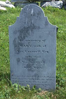 Mary Caswell Tombstone