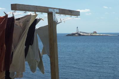 Clotheslines with View to White Island