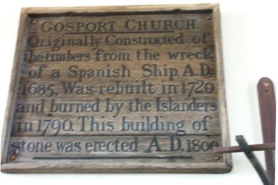 Interior, Gosport Church
