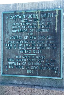 John Smith Memorial, Detail