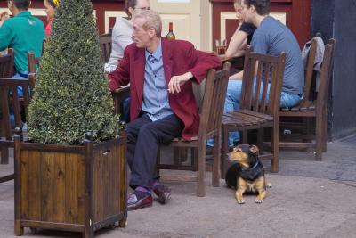 Man and Dog-Leicester Square