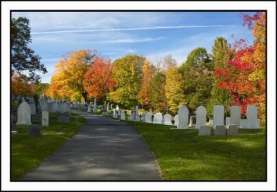 At the German Cemetery too