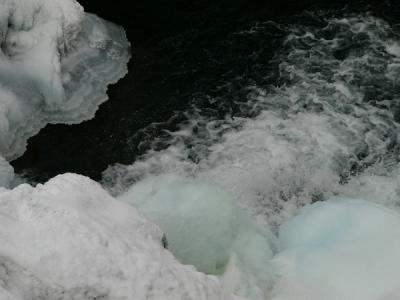 Looking down from bridge-1