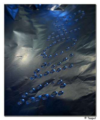 Blue Drops * by Teapot