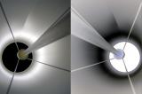 a lamp, a gallery