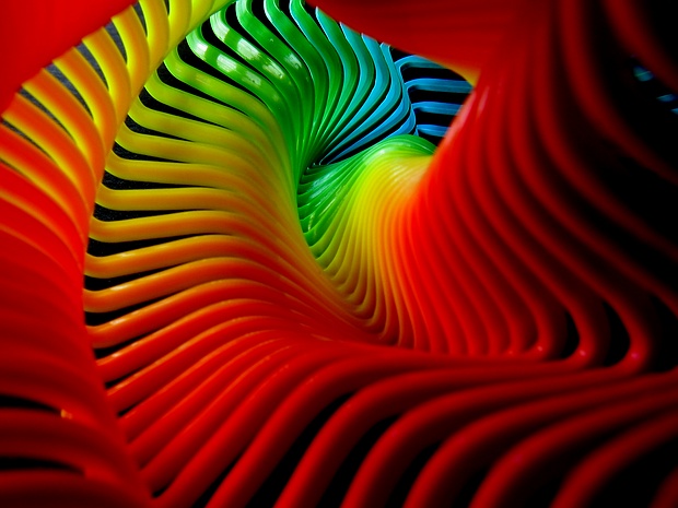 Inside a Slinky <br>2nd Place