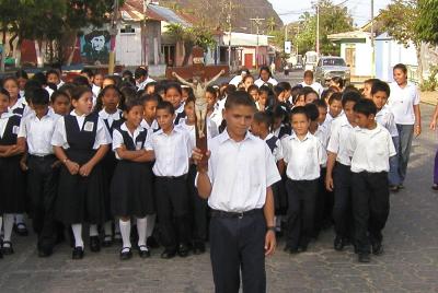 School kids in San Juan del Sur