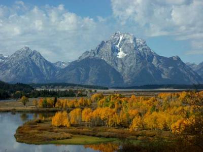 Mount Moran, Oxbow Bend, Tetons
