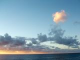 Lone cloud - sunrise in Puna
