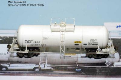Mike Roses Rail Yard Models Sulfuric Acid Tank Car