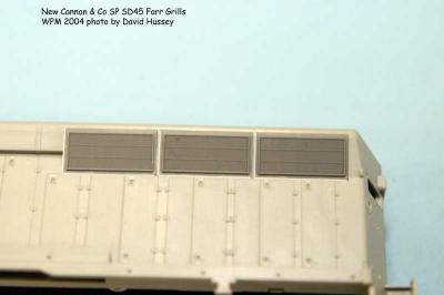 Cannon & Co Farr Grills for the SD45